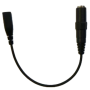 Adaptateur DIN vers prise stéréo 3,5 mm. Permet de connecter des écouteurs iPhone/Samsung standard à tous les kits de câbles Juma/Otto.