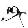 Casque léger IMPRES avec haut-parleurs au niveau des tempes et bouton PTT intégré, compatible avec le MOTOTRBO R5
