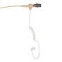 Écouteurs 2 fils avec PTT en ligne et tube transparent, (beige), TIA4950(UL)