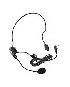 Mono écouteur léger fixation à la nuque avec microphone à tige et touche PTT