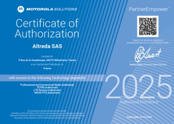 Certification de Motorola Solutions 2025